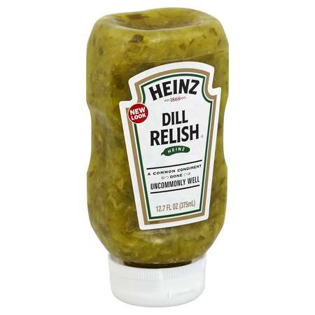 Heinz Heinz Easy Squeeze Dill Relish 12.7 fl. oz. Bottle, PK12 10013000001387